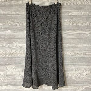 Polka Dot Midi Skirt